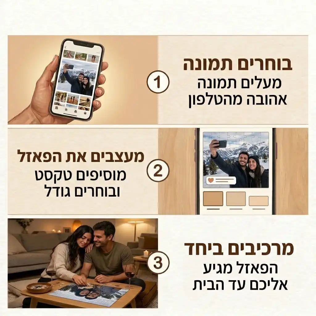 pazly - פאזל בעיצוב אישי