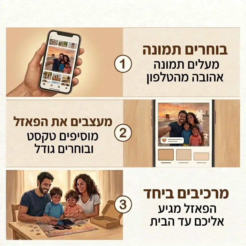 pazly - פאזל בעיצוב אישי